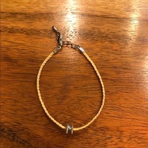 Urban Outfitters "M" Initial Adjustable Bracelet